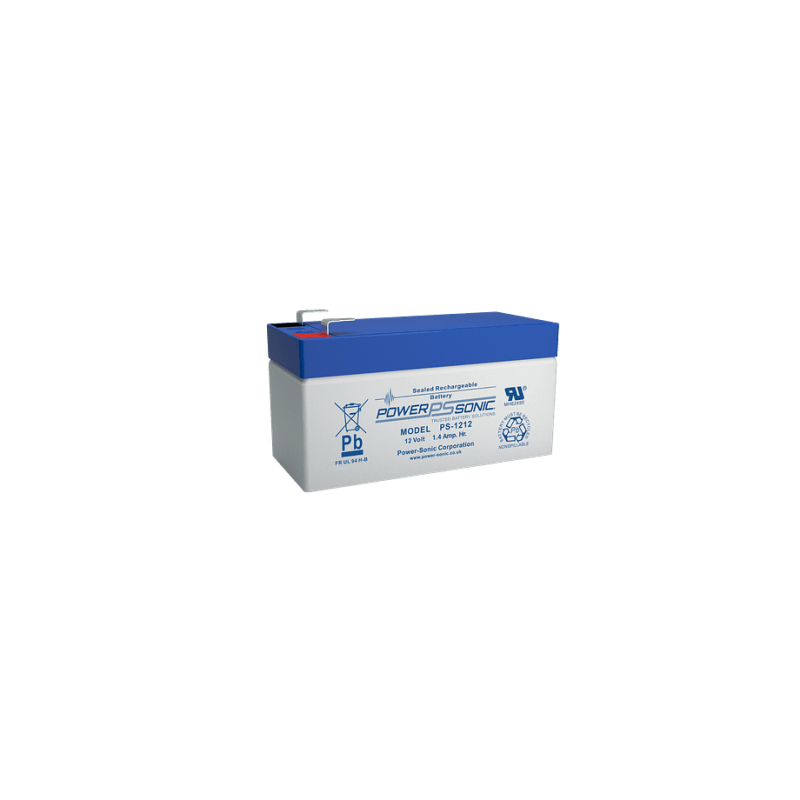 Batería 12V 1.4AH AGM Power Sonic | Respaldo Energético | Precio México - Envío Inmediato | LM Soluciones